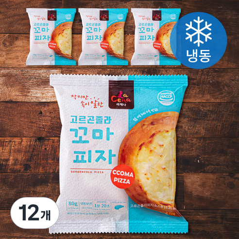 라체나 고르곤졸라 꼬마피자 (냉동), 80g, 1개입, 12개