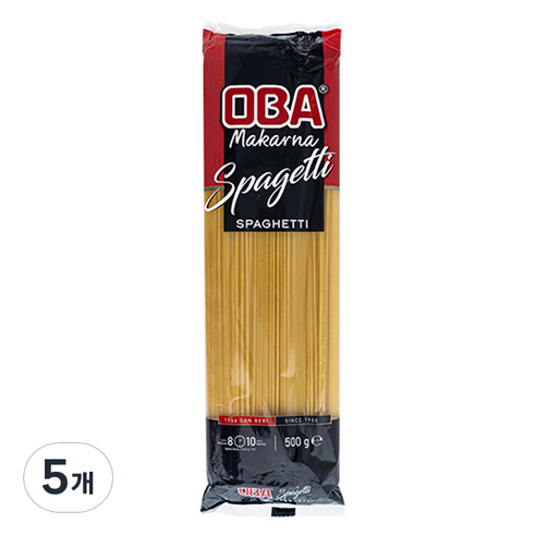 오바 스파게티, 500g, 5개