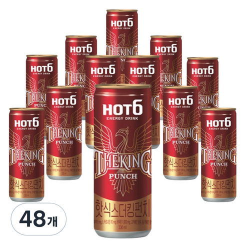 핫식스 더킹 펀치, 355ml, 48개
