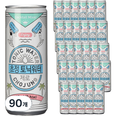 초정 토닉워터 제로, 250ml, 90개