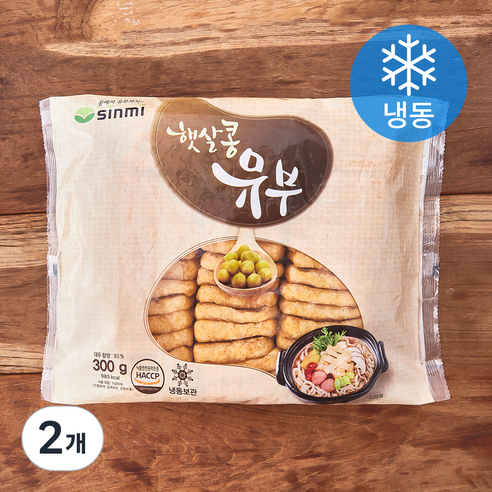 신미 햇살콩 유부 (냉동), 300g, 2개