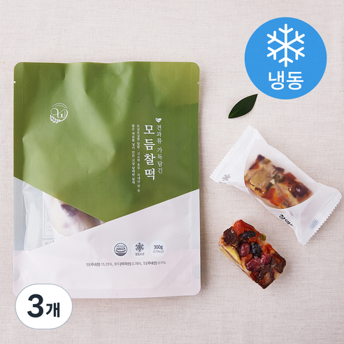 창억 견과류 가득담긴 모듬 찰떡 (냉동), 300g, 3개