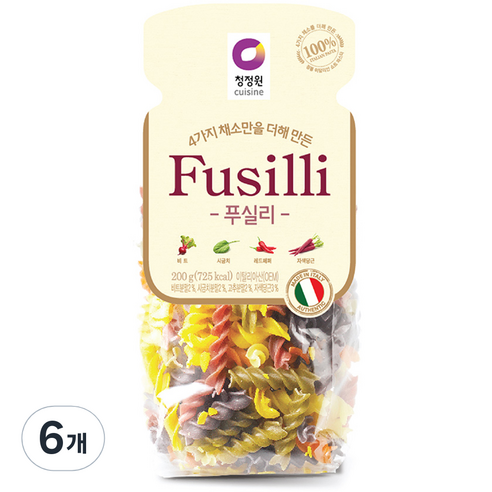 청정원 푸실리, 200g, 6개