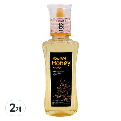 산내들농원 sweet honey 사양벌꿀, 500g, 2개
