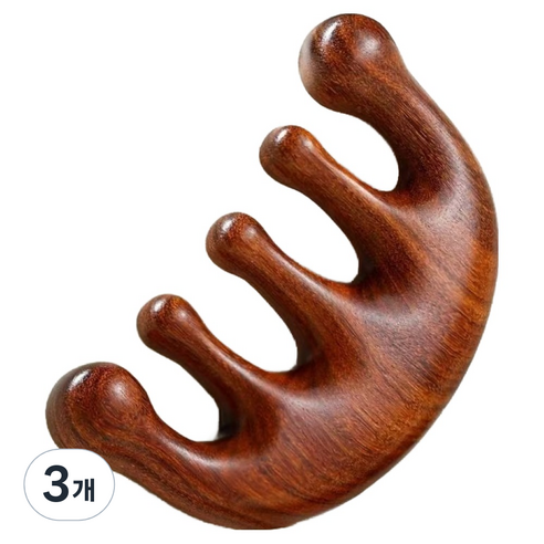 디미스 림프마사지 괄사, 3개, 물고기
