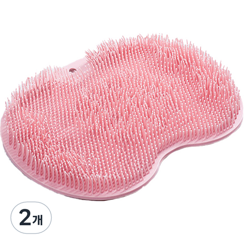 컬라피 발 브러쉬 매트 핑크 325g, 1개입, 2개