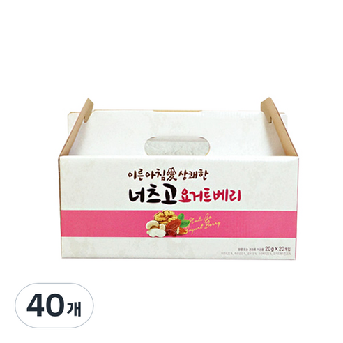 토농이 너츠고 요거트베리 선물박스, 20g, 40개