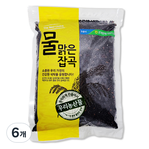 물맑은양평 청운농협 찰흑미, 6개