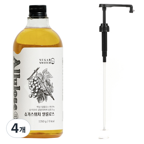 슈가스위치 알룰로스 대용량, 1350g, 4개
