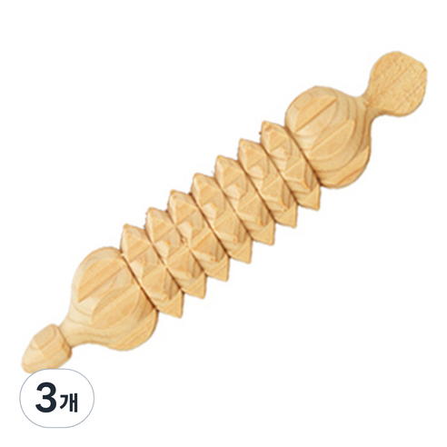 친환경편백아트 편백나무 손지압기 대, 3개