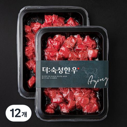 더숙성한우 양지 국거리용 (냉장), 250g, 12개