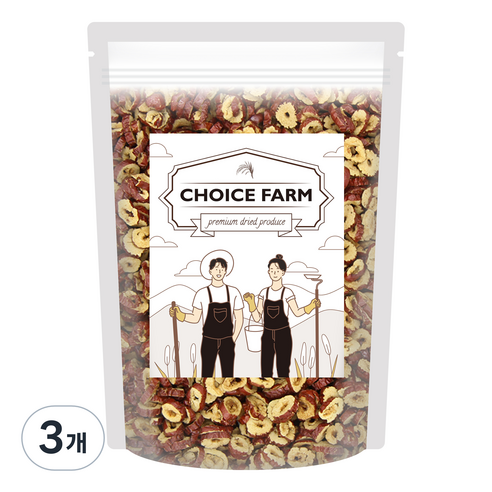 초이스팜 건대추칩, 150g, 3개
