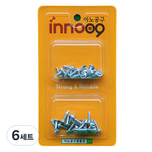 이노공구 직결나사 2종세트, 6세트