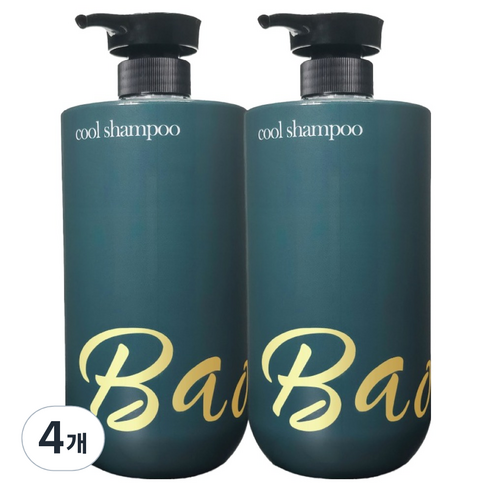 라온 바오밥 프리미엄 단백질 쿨샴푸 그린허브, 930ml, 4개