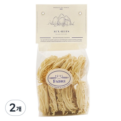 빠뜨파브르 스파게티 달걀파스타, 250g, 2개