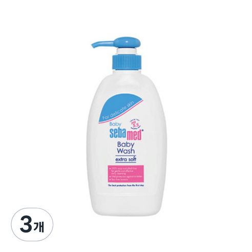 세바메드 베이비 워시, 400ml, 3개