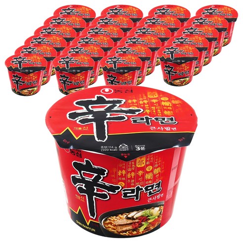 신라면 큰사발면 114g, 24개