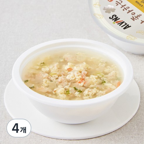 엘빈즈 대게살 계란국, 160g, 4개
