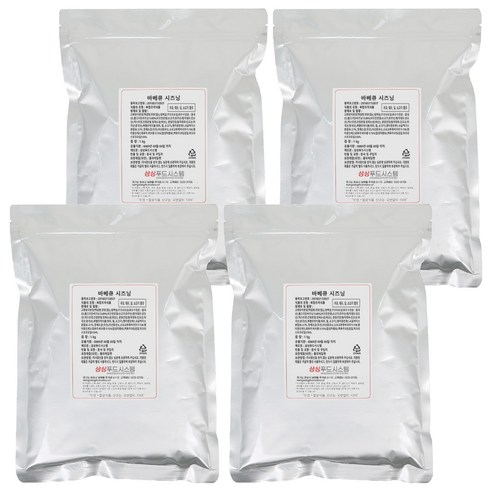 상상시즈닝 바비큐 시즈닝, 1kg, 4개