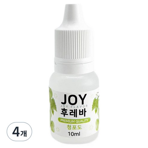 아로미조이 조이후레바 슬라임재료, 4개, 청포도