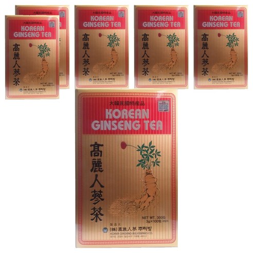 고려인삼뿌리방 고려 인삼차, 3g, 100개입, 6개