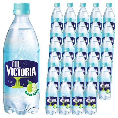 웅진빅토리아 더빅토리아 그린애플 탄산음료, 500ml, 40개