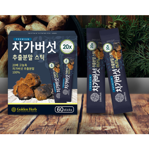 차가버섯의 힘, 골든허브로 간편하게!