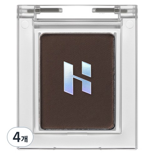 홀리카홀리카 마이 페이브 피스 아이섀도 1.8g, 다크 에스프레소, 4개