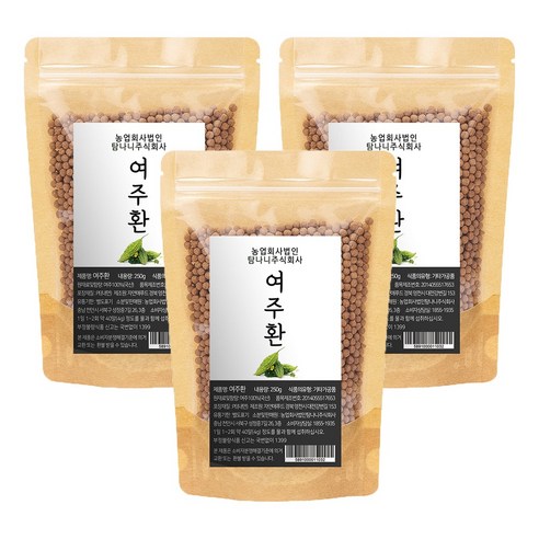 탐나니 여주환, 3개, 250g