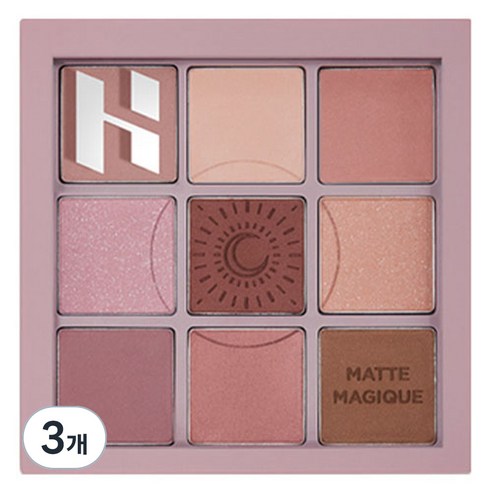 홀리카홀리카 마뜨 매직 컬렉션 마이페이브 무드 아이팔레트 8g, 무니, 3개