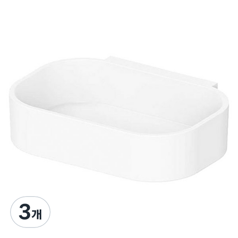 생활양식 우유닉 비누 받침대, 3개
