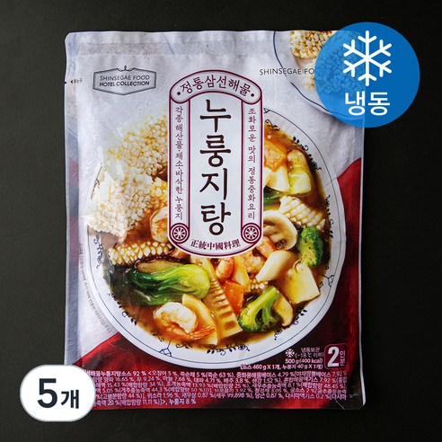 호텔컬렉션정통삼선해물누룽지탕 (냉동), 5개, 500g