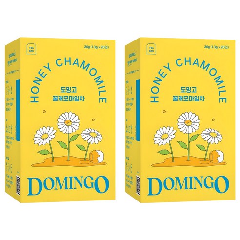 도밍고 꿀캐모마일차, 1.3g, 20개입, 2개