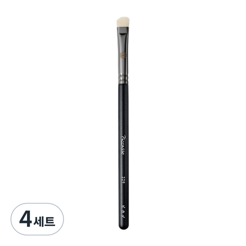 피카소 229 아이섀도우 브러쉬, 혼합색상, 4세트