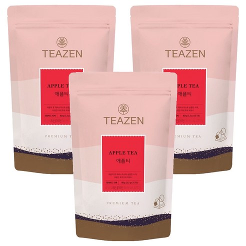 티젠 애플티, 3.2g, 3개, 25개입