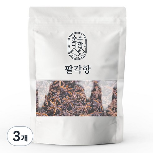 순수다함 팔각향, 200g, 3개
