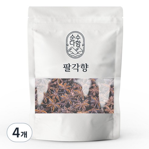 순수다함 팔각향, 200g, 4개