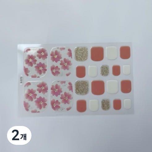 블루코지 패디팁 스티커 대비 발꾸미기, 2개, Type 11