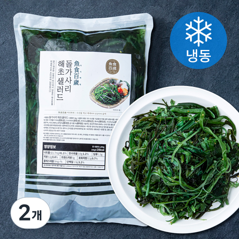 어식백세 돌가사리 해초샐러드 (냉동), 2개, 1kg