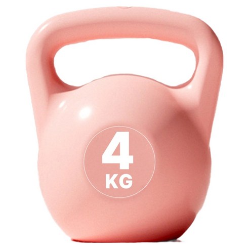 다다 소프트 워터 케틀벨, 핑크, 4kg, 1개