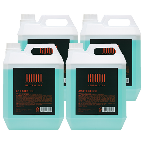 로한 펌전용 과수중화제, 4000ml, 4개