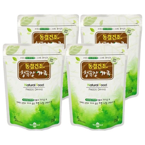산마을 동결건조 청국장가루, 80g, 4개