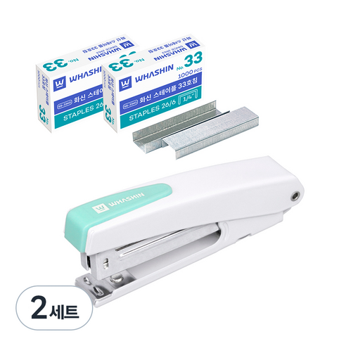 화신 파워135Q 스테이플러 + 33호침 2개, 랜덤 발송, 2세트