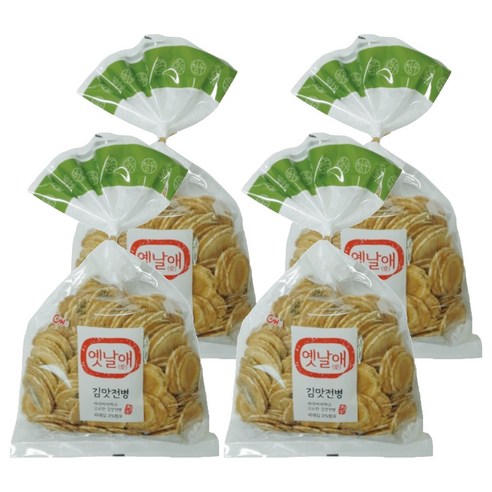 청우 옛날애 김맛전병, 250g, 4개