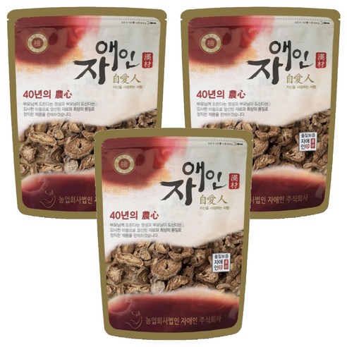 자애인 볶은 우엉, 250g, 3개