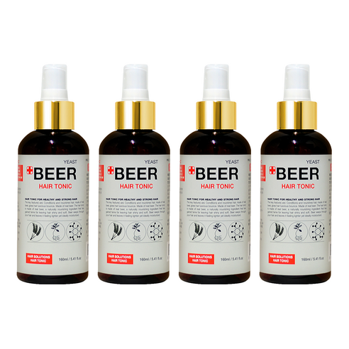 홈로즈 맥주 효모 헤어토닉, 160ml, 4개