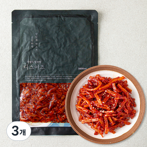 디스이즈 매콤어채조림, 500g, 3개