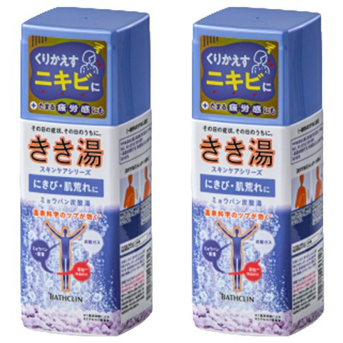 키키유 명반 탄산입욕제, 360g, 2개