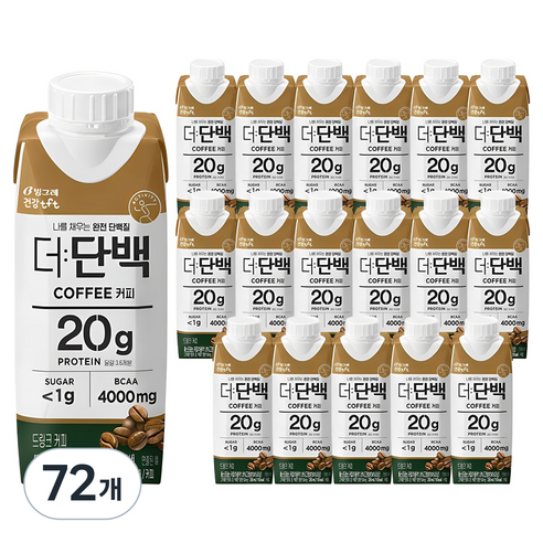 더단백 드링크 커피 A, 250ml, 72개