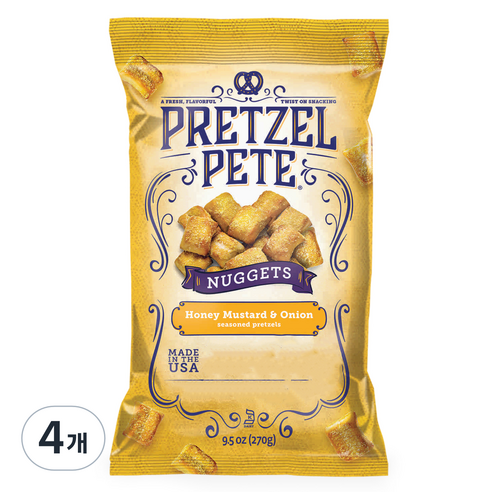 프레첼피트 허니 머스타드 어니언, 270g, 4개